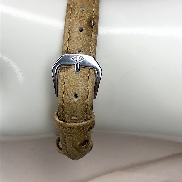 JUDITH JACK Swiss Movement MOP Face Marcasite Bezel Alligator Band Watch NWOT - Picture 7 of 17